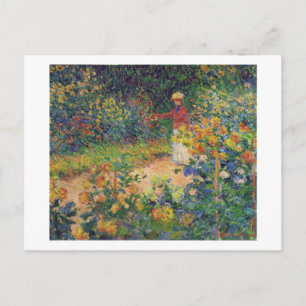 In de tuin, Monet Briefkaart