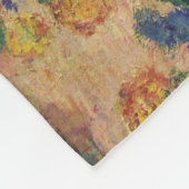 In de tuin, Monet Fleece Deken (Hoek)