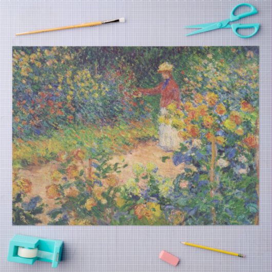 In de tuin, Monet Tissuepapier (Craft)