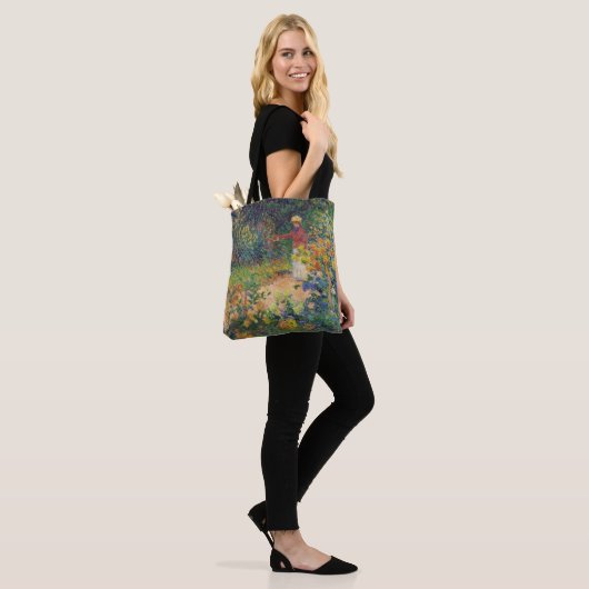 In de tuin, Monet Tote Bag (Op model)