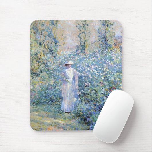 In de tuin muismat (Met muis)