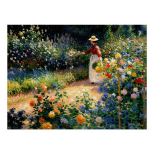 In de tuin perfect poster