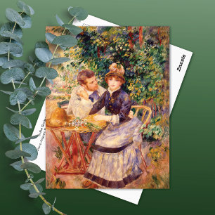 In de tuin Pierre-Auguste Renoir Briefkaart