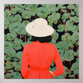 In de tuin poster (Voorkant)