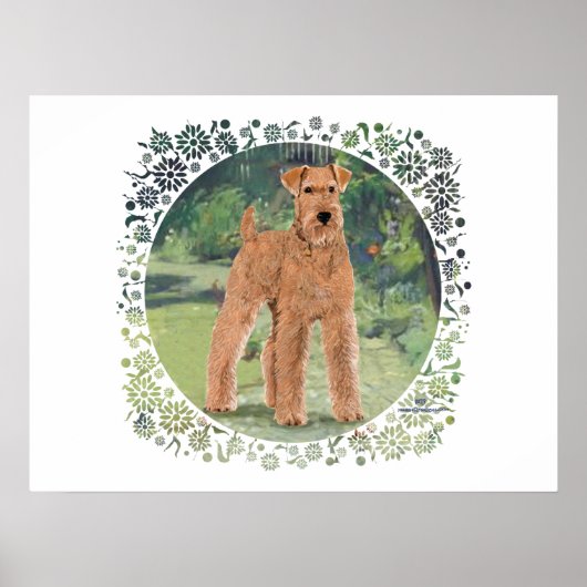 In de tuin poster (Voorkant)