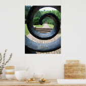 In de tuin poster (Keuken)