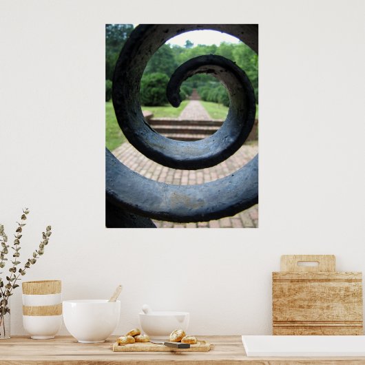 In de tuin poster (Keuken)