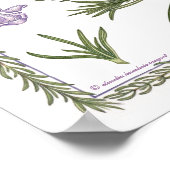 In de tuin ~ Rosemary Poster (Hoek)