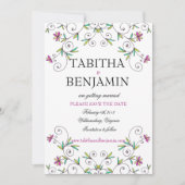 In de tuin - Save the Date (Voorkant)