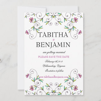 In de tuin - Save the Date