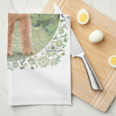 In de tuin theedoek (Quarter Fold)
