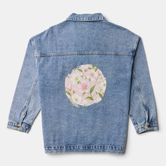 In de tuin van de dageraad denim jacket (Achterkant)