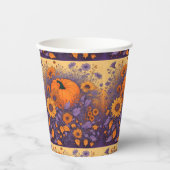 In de tuin van Halloween Papieren Bekers (Voorkant)