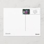 In de tuin van het leven zijn vrienden de bloerkaa briefkaart (Achterkant)