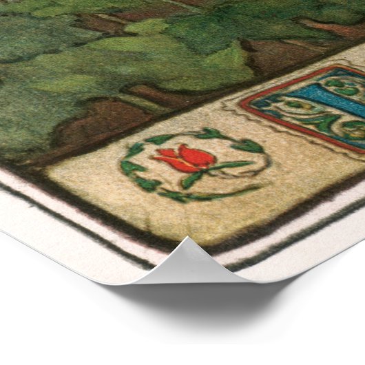 In de tuin van Jessie Willcox Smith Poster (Hoek)