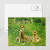 In de tuin van Maurecourt Berthe Morisot Briefkaart (Voorkant / Achterkant)