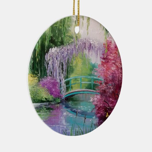 in de tuin van Monet Keramisch Ornament (Rechts)