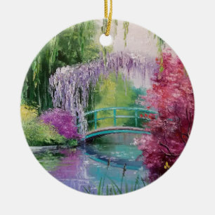 in de tuin van Monet Keramisch Ornament