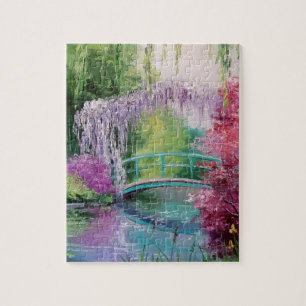 in de tuin van Monet Legpuzzel
