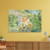 In de tuin van Roche-Bord, 1894 Canvas Afdruk (Insitu (Woonkamer))