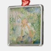 In de tuin van Roche-Bord, 1894 Metalen Ornament (Links)