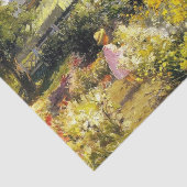 In de tuin van Voorhee van Matilda Browne Tissuepapier (Detail)