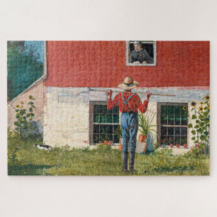 In de tuin Winslow Homer Legpuzzel