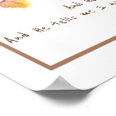 ~in de tuinbouwkunst in de vogelstand poster (Hoek)