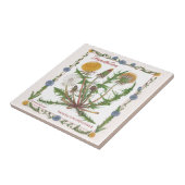 In de tuinen ~ Dandelion Tile Tegeltje (Zijkant)