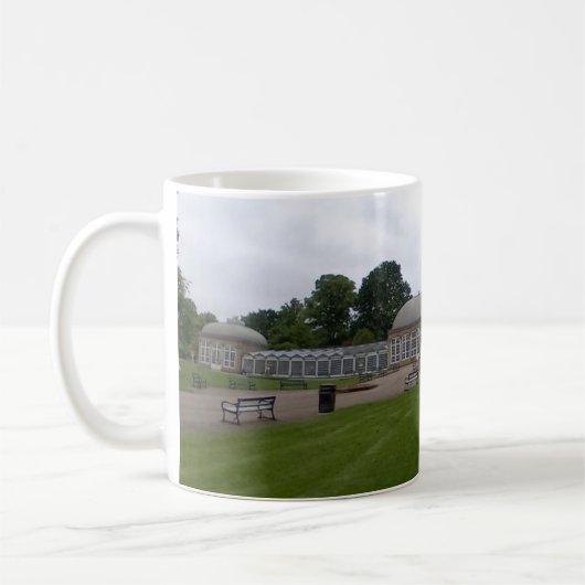 In de tuinen koffiemok (Links)