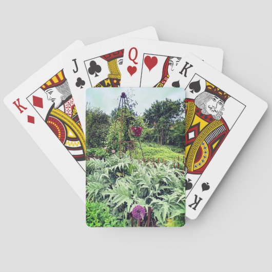 In de tuinen pokerkaarten (Achterkant)