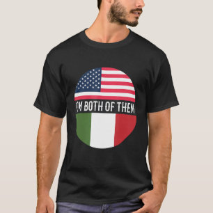 In de Two of Them Trots om Amerikaans-Italiaans te T-shirt