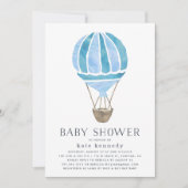 In de uitnodiging tot het Baby shower van de lucht (Voorkant)