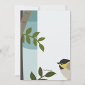 In de uitnodiging tot het indienen van Bossen (Achterkant)