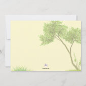 In de uitnodiging van de Hammock Retirement Party (Achterkant)