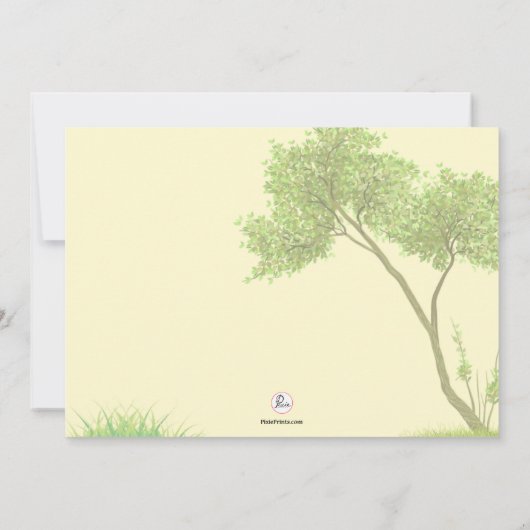 In de uitnodiging van de Hammock Retirement Party (Achterkant)