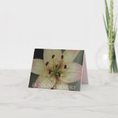 In de uitnodiging van de Loving Memory Memorial Se (Voorkant)