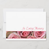 In de uitnodiging van de Loving Memory Memorial Se (Voorkant)