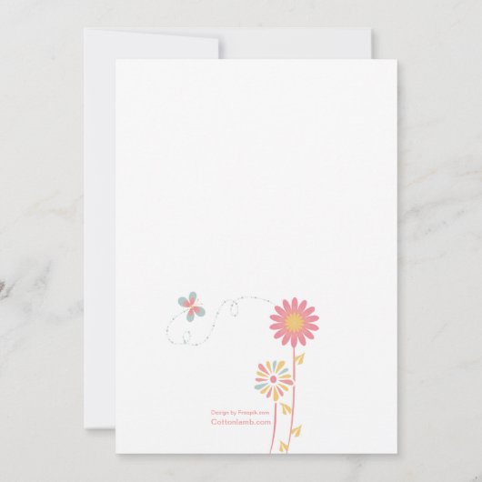 In de Uitnodiging van de Tuin (Achterkant)