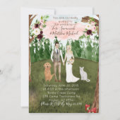 In de uitnodiging van het Boshuwelijk - Douane Bew (Voorkant)