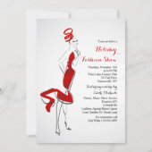 In de uitnodiging van het Show van de Mode Vogue (Voorkant)