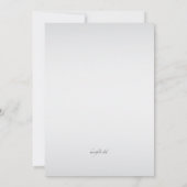 In de uitnodiging van het Show van de Mode Vogue (Achterkant)