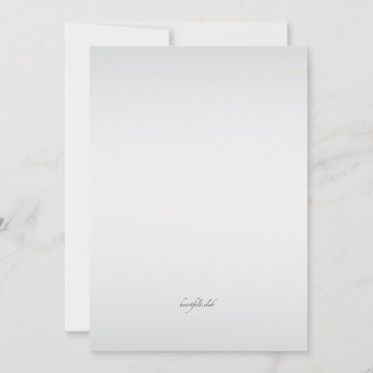 In de uitnodiging van het Show van de Mode Vogue (Achterkant)