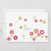 In de uitnodiging voor de tuin (Achterkant)