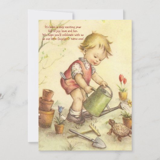 In de uitnodiging voor de tuin (Voorkant)