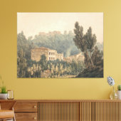 In de vallei bij Vietri Canvas Afdruk (Insitu (Woonkamer))