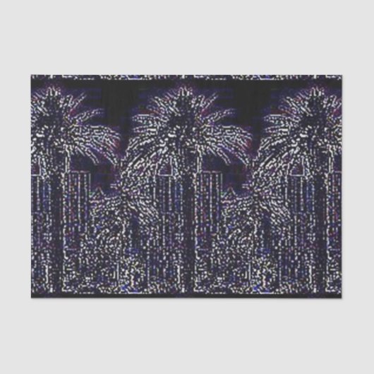 In de Verkeerspalm zwart tissuepapier (Voorkant)