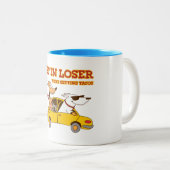 In de verliezer tweekleurige koffiemok (Voorkant rechts)