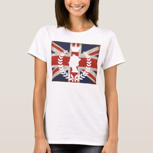 In de viering van HM QE2 Diamond Jubilee T-shirt (Voorkant)