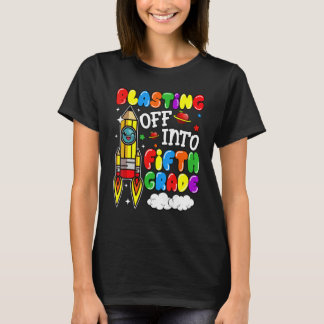 In de vijfde klas terug naar school jongens t-shirt